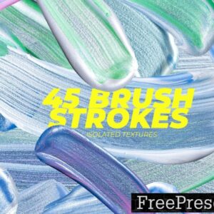 45 shiny glaze oil paint brush strokes overlays