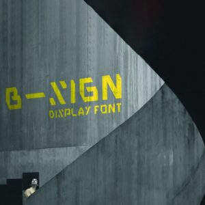 b sign by misha vlasov (personal & commercial use)