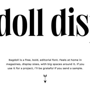 bagdoll display (personal use)