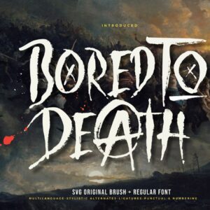 bored to death font (personal use) by ramandhani nugraha fortunes co
