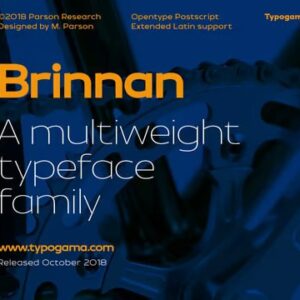 brinnan font family (personal use)