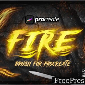 dansdesign fire light brush procreate 2lsekvu