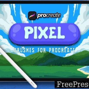 dansdesign pixel brush procreate #1 s439vgn