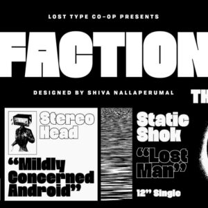 faction by © lost type foundry 2018
