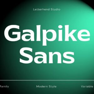 galpike sans variable font (personal use)