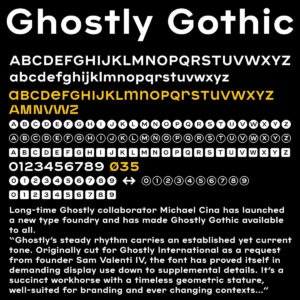 ghostly gothic font cyrillic by michael cina. (personal use)