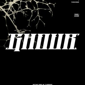 ghour gothic display typeface (personal use)