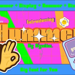 hummer font (personal use) (2)