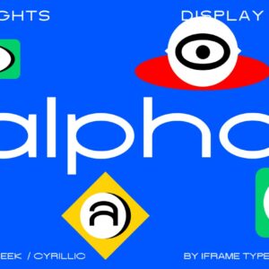 if alpha display font by iframe type foundry (personal use)