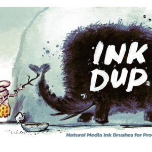 inkdup natural ink brushes for procreate