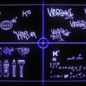 kids of verona graffiti tag font by luis h. j. rapp