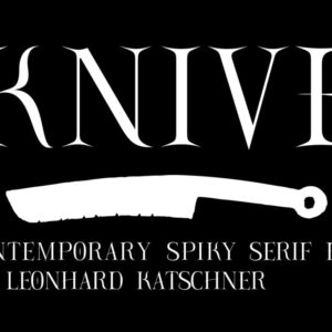 knive font (personal use)