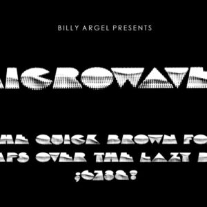 microwaves font (personal use)