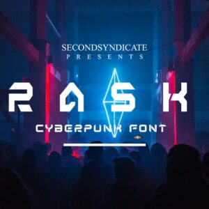 secondsyndicate rask cyberpunk font