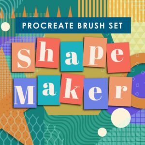 shape maker procreate brushset