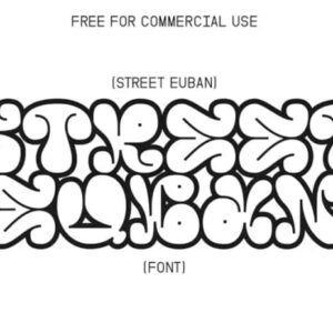 street euban font by misha vlasov (personal & commercial use)