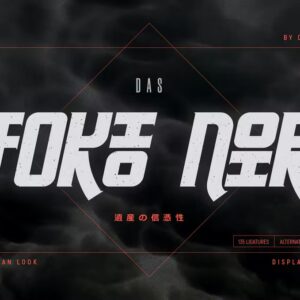 tokio noir font