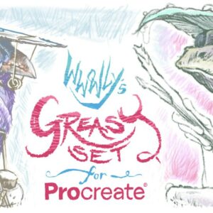 the greasy pencil set for procreate