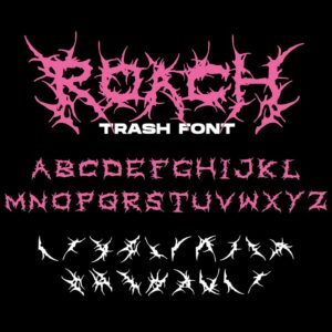 sick again people eat people trash font