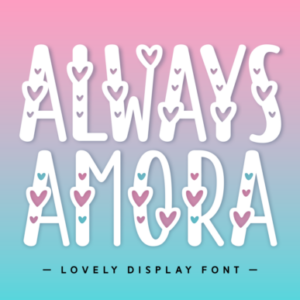 always amora font (1)