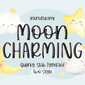moon charming font