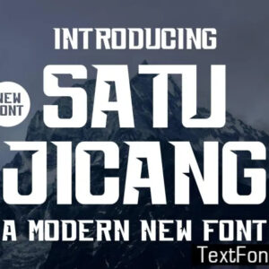 satu jicang font 9zr7dk2 4