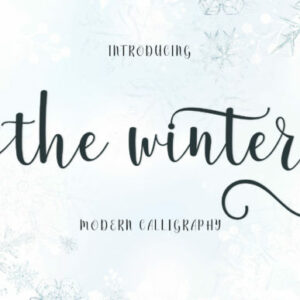 the winter font (2)